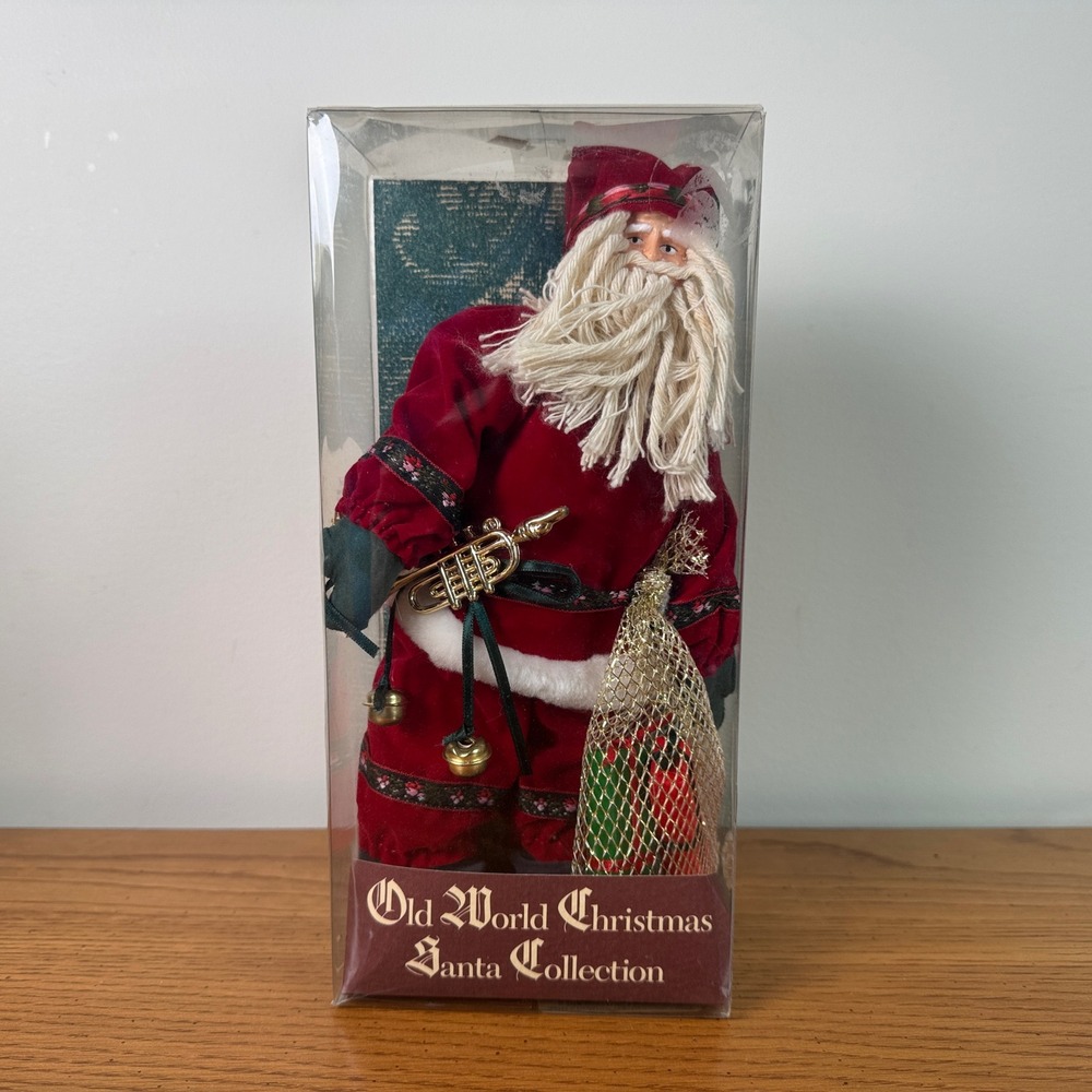 Old World Christmas Santa Claus Doll The Netherlands‎ Limited Edition